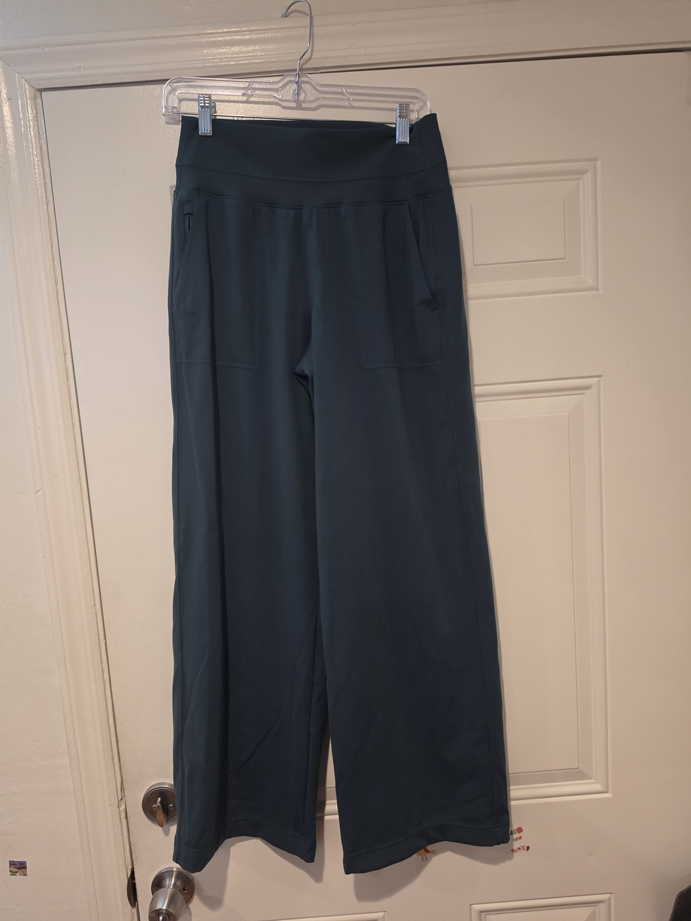 Athleta Venice High Rise Wide-Leg Pants in Green